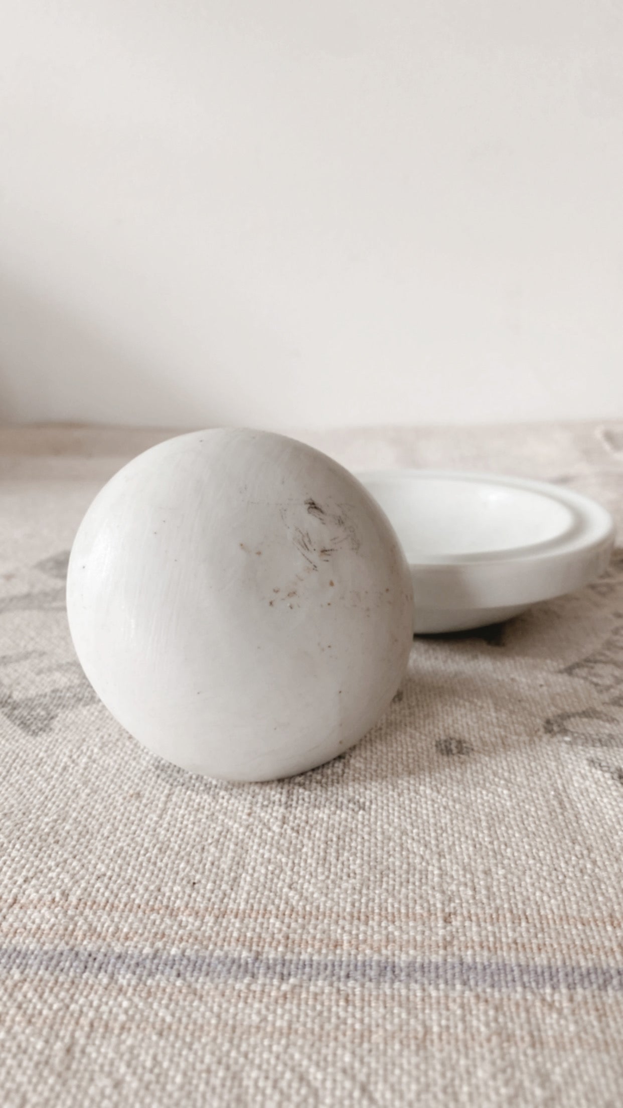 Vintage Ironstone Mortar/Pestle