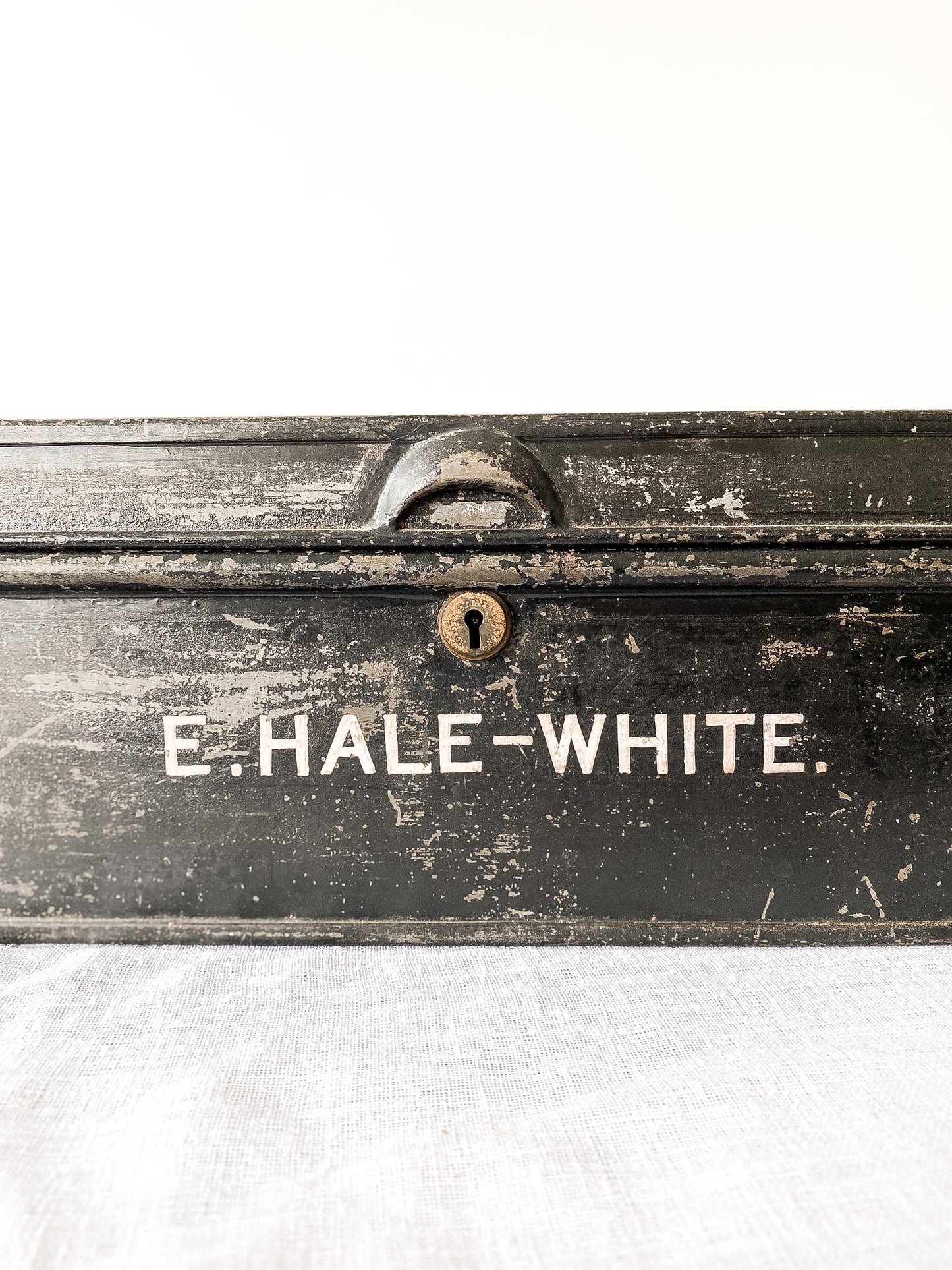 Antique RARE Hobbs and Co London Lock Box