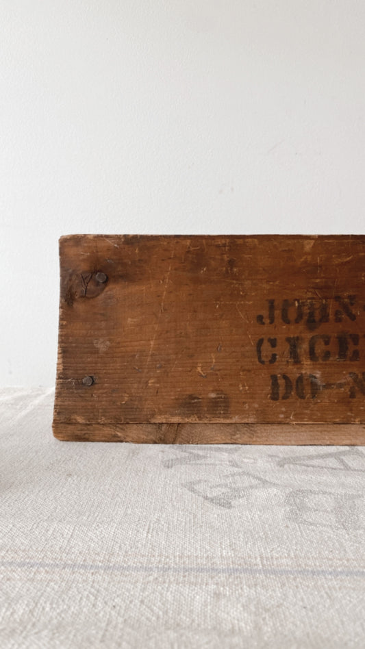 Antique Shipping/Packing Box