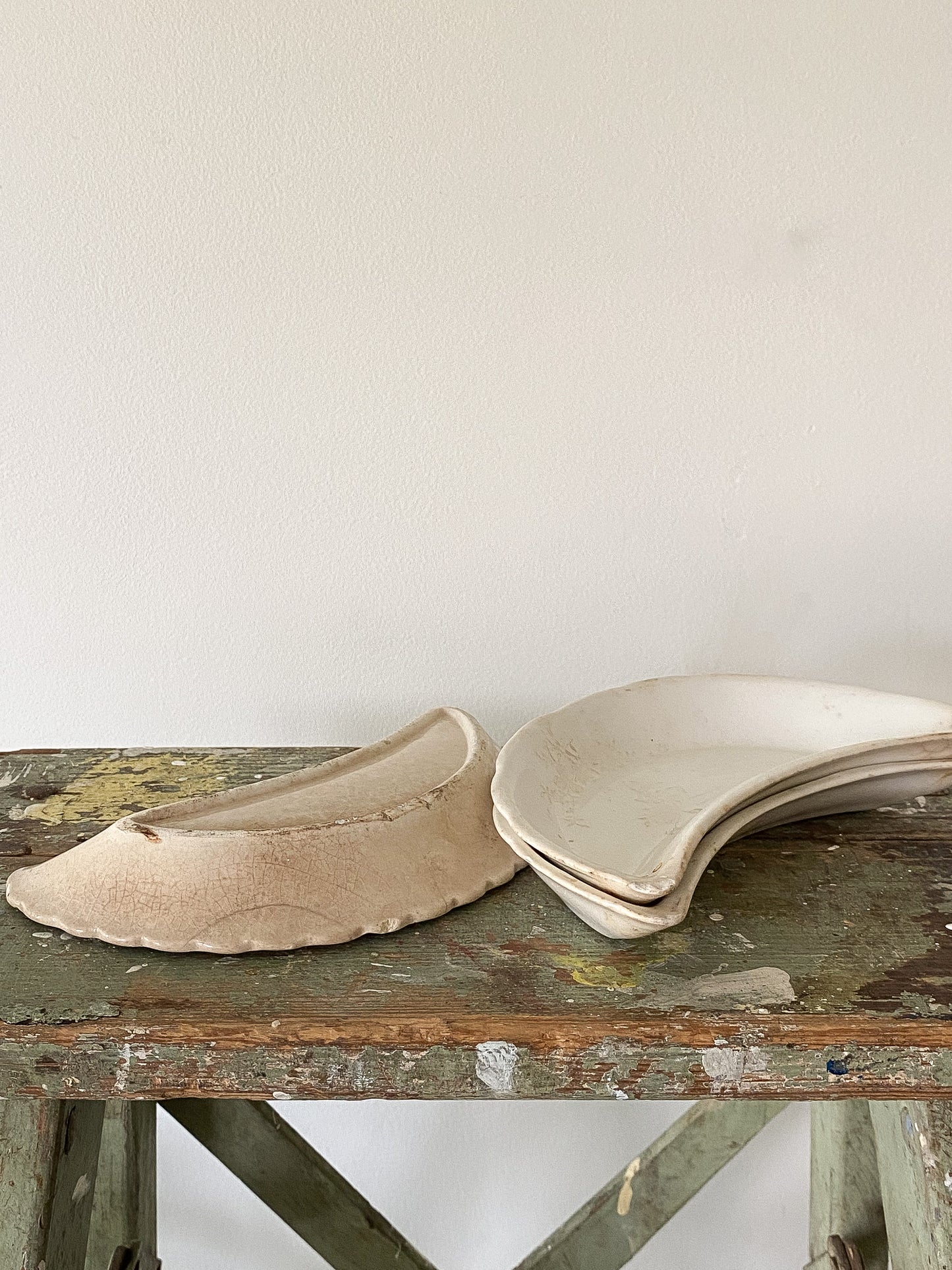 Stained Crazed  Ironstone