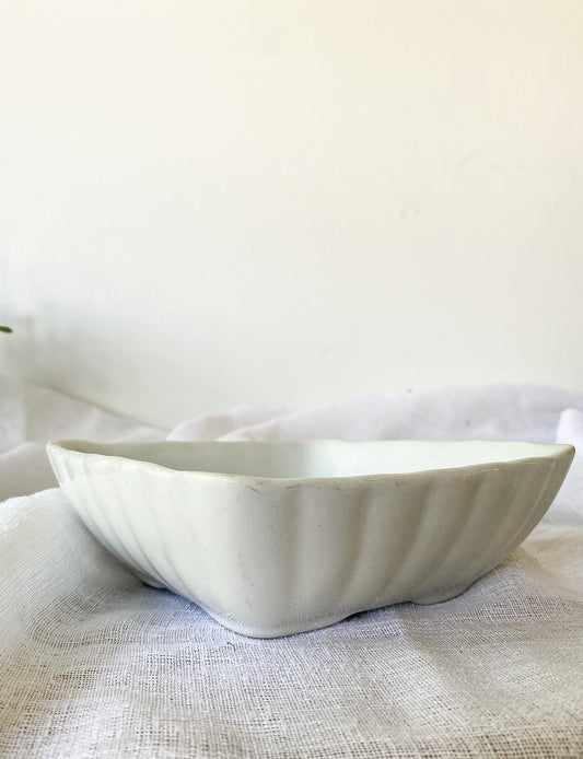 Ironstone Ladyfinger Bowl