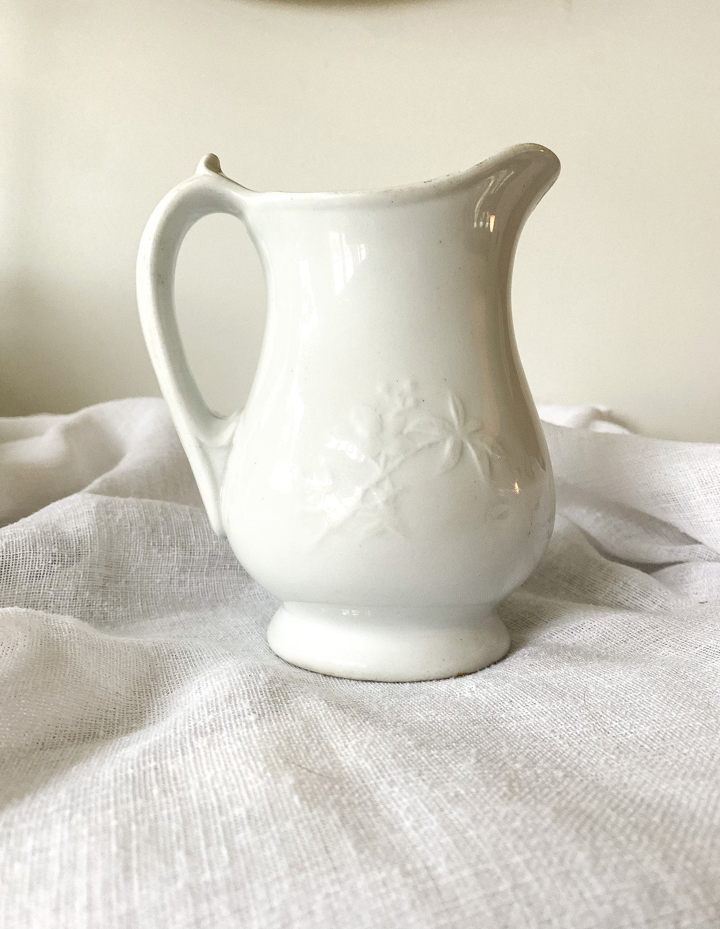 Ironstone Creamer Pitcher