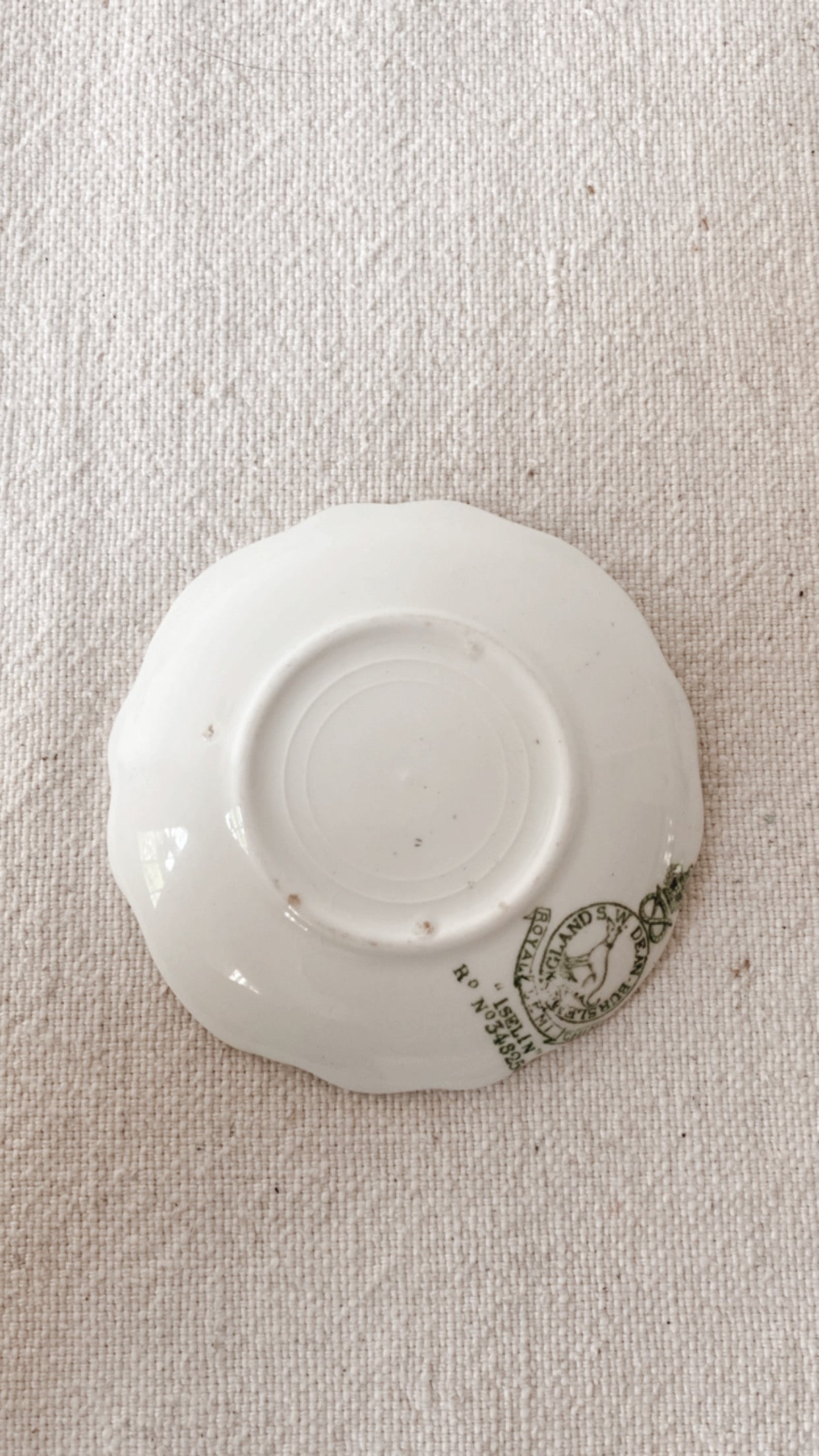 Antique Ironstone Butter Pats