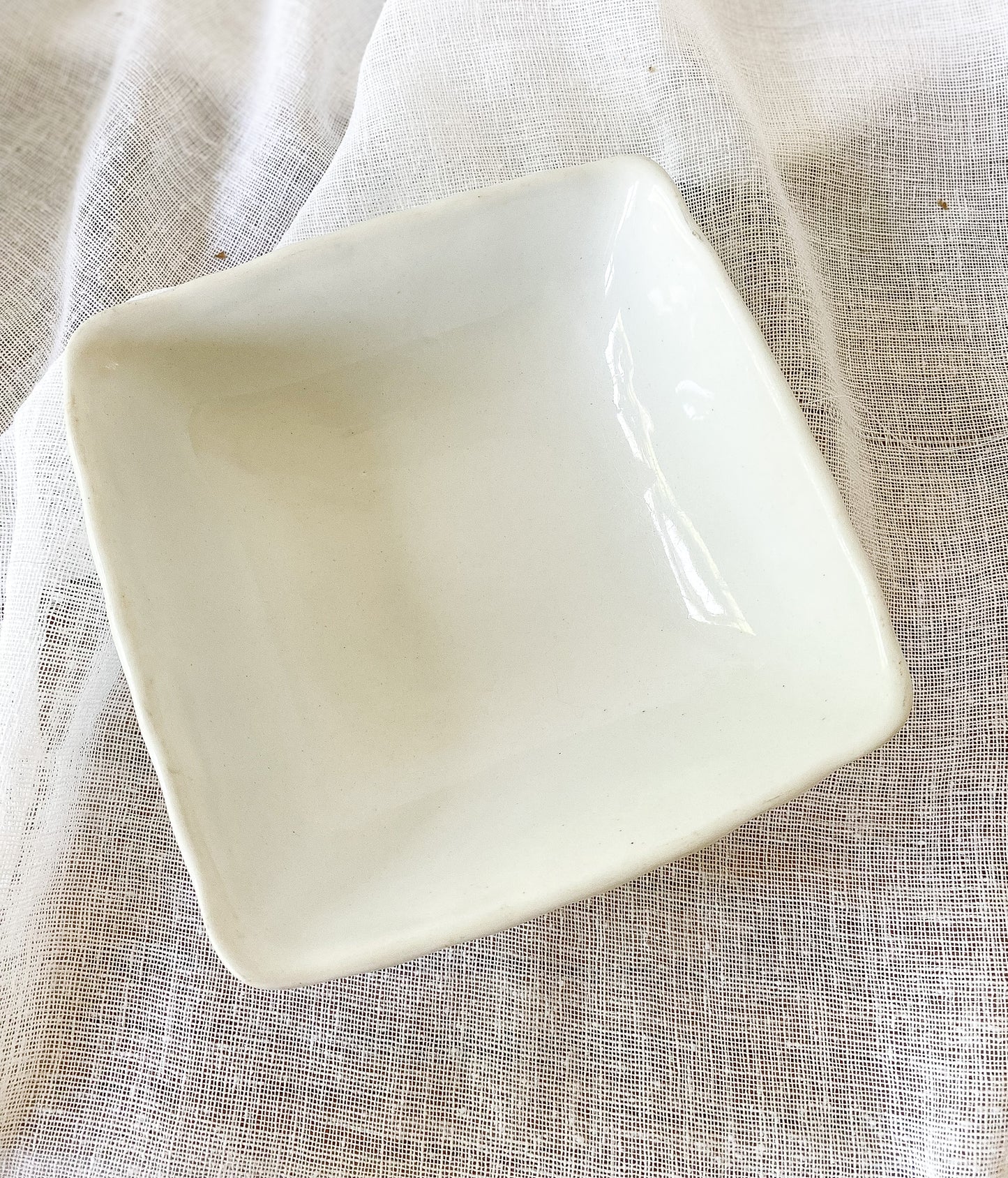 Ironstone Ladyfinger Bowl