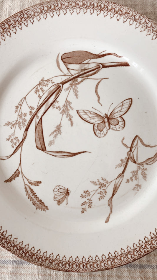 19th Century Ironstone Aesthetic Plate