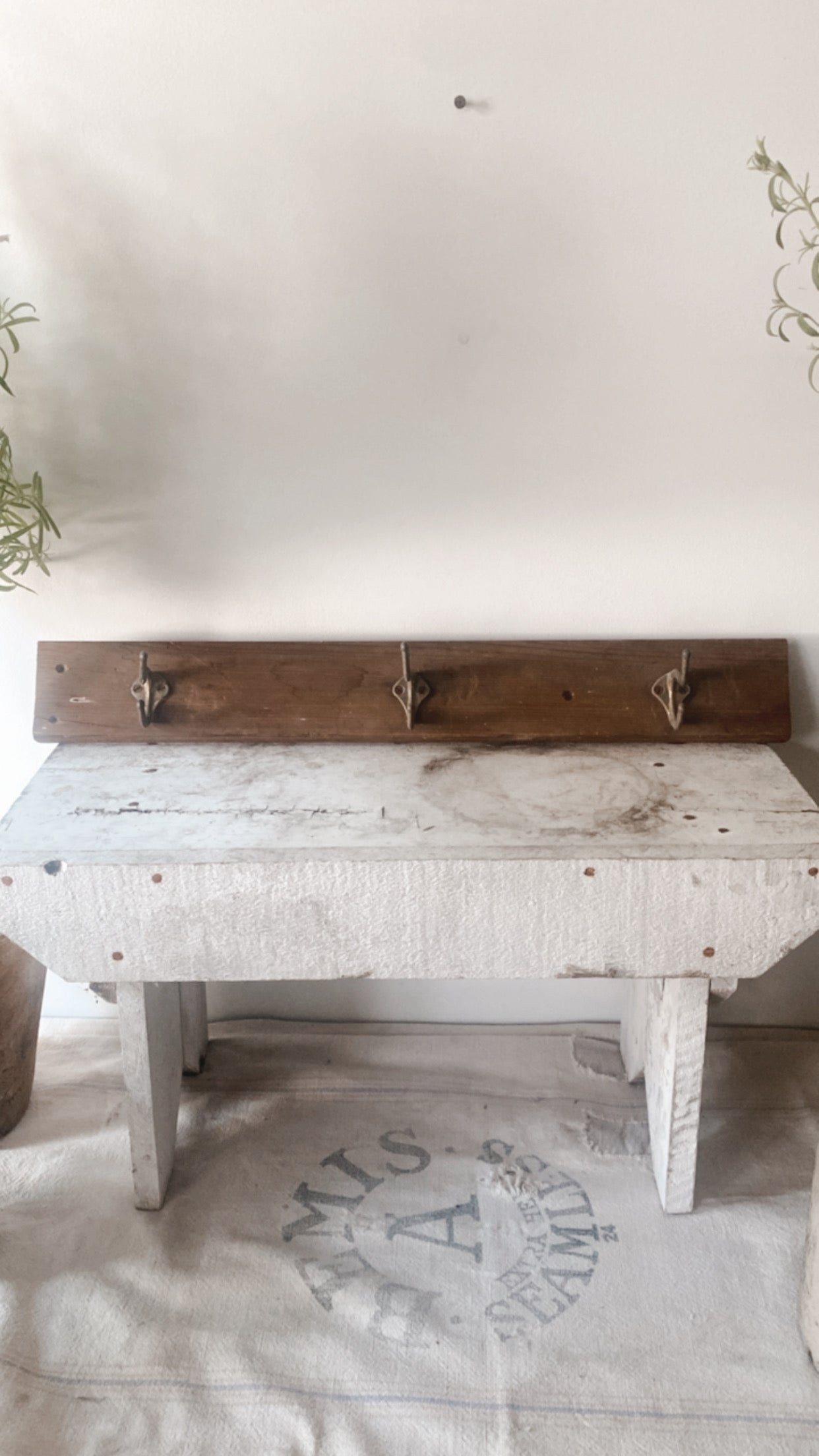 Antique Raw Wood Hook