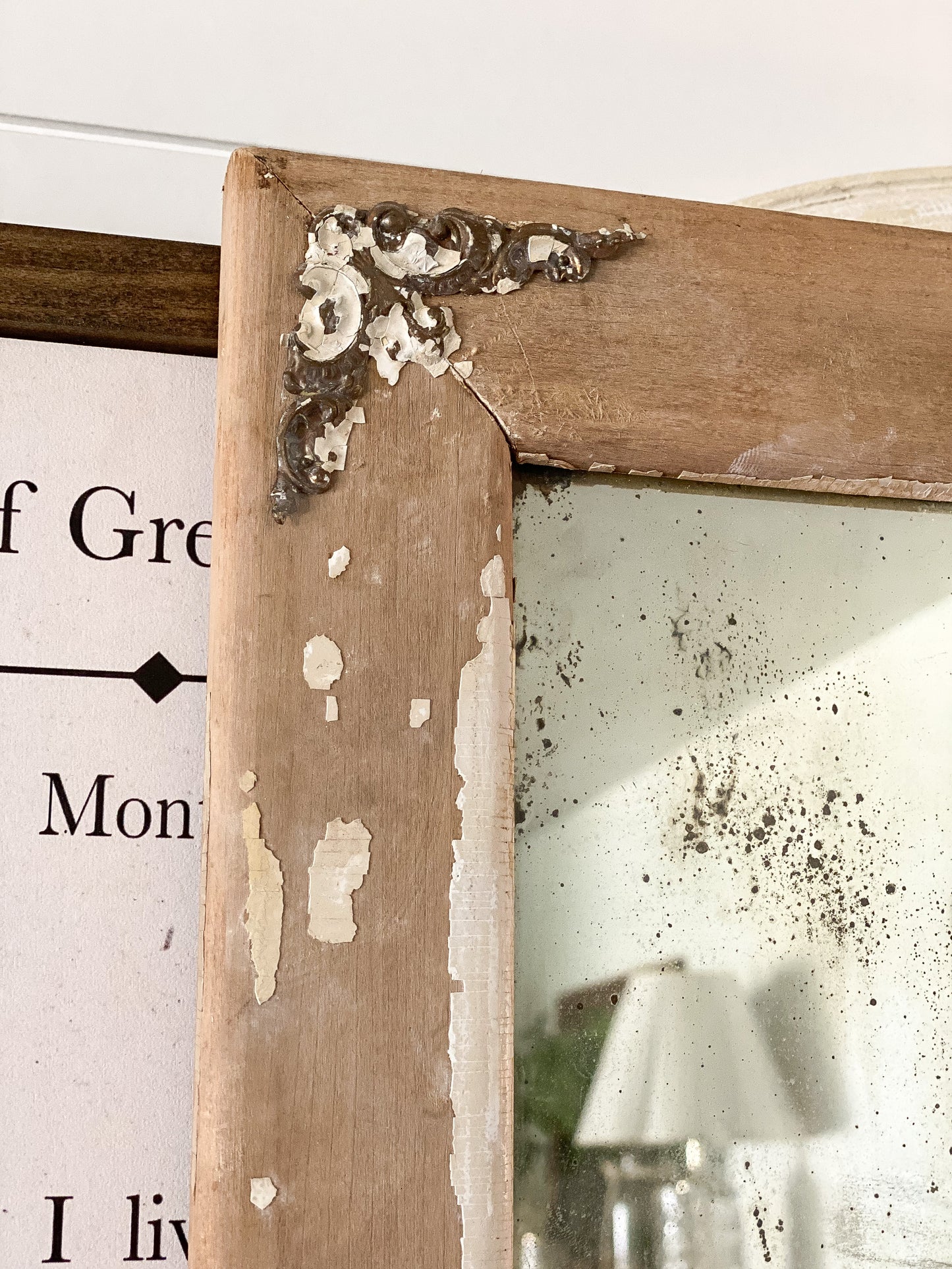 Antique Chippy Mirror