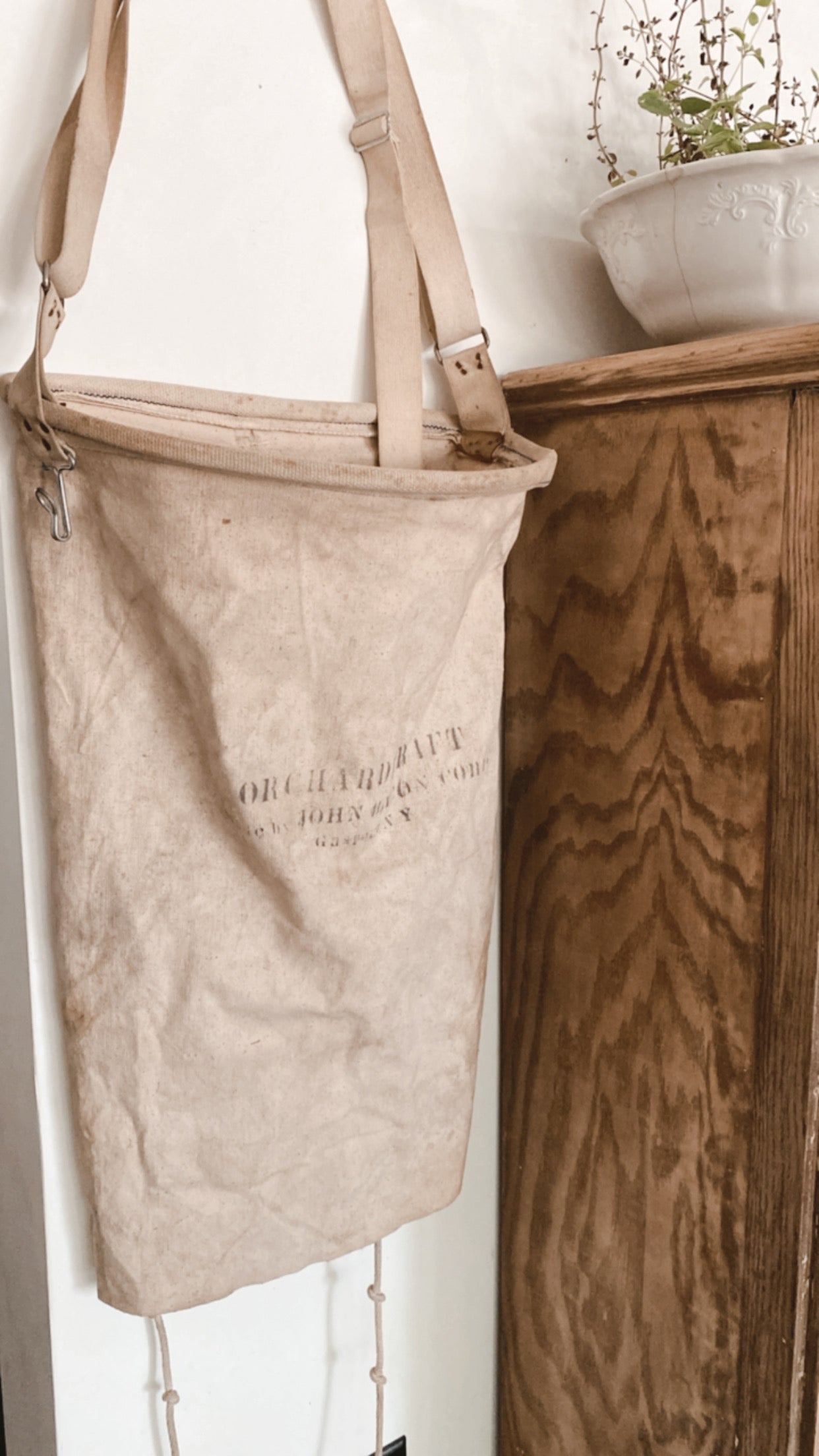 Vintage Orchard Gathering Sack