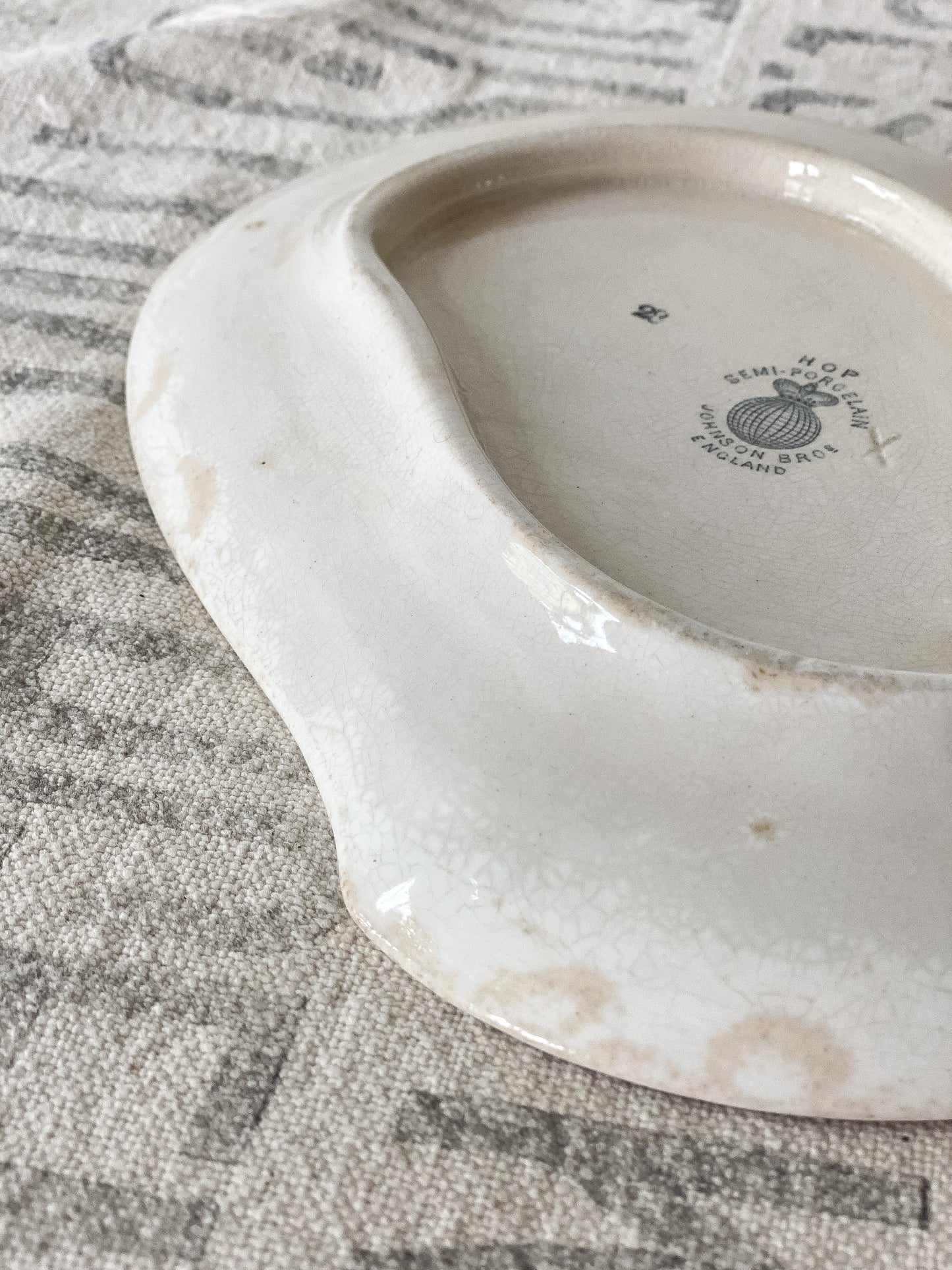 Unique Ironstone Platter