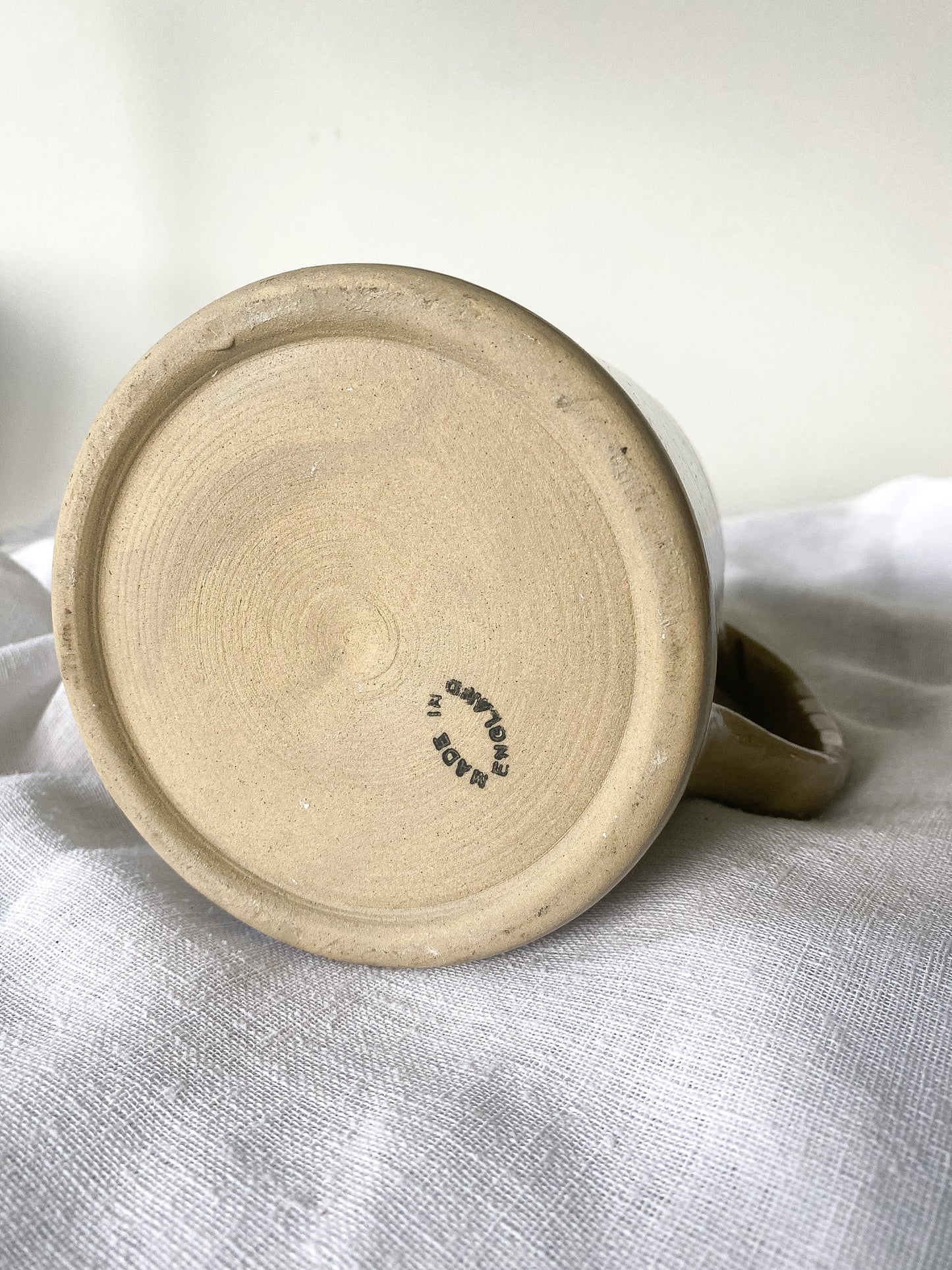 Vintage England Advertising Pitcher