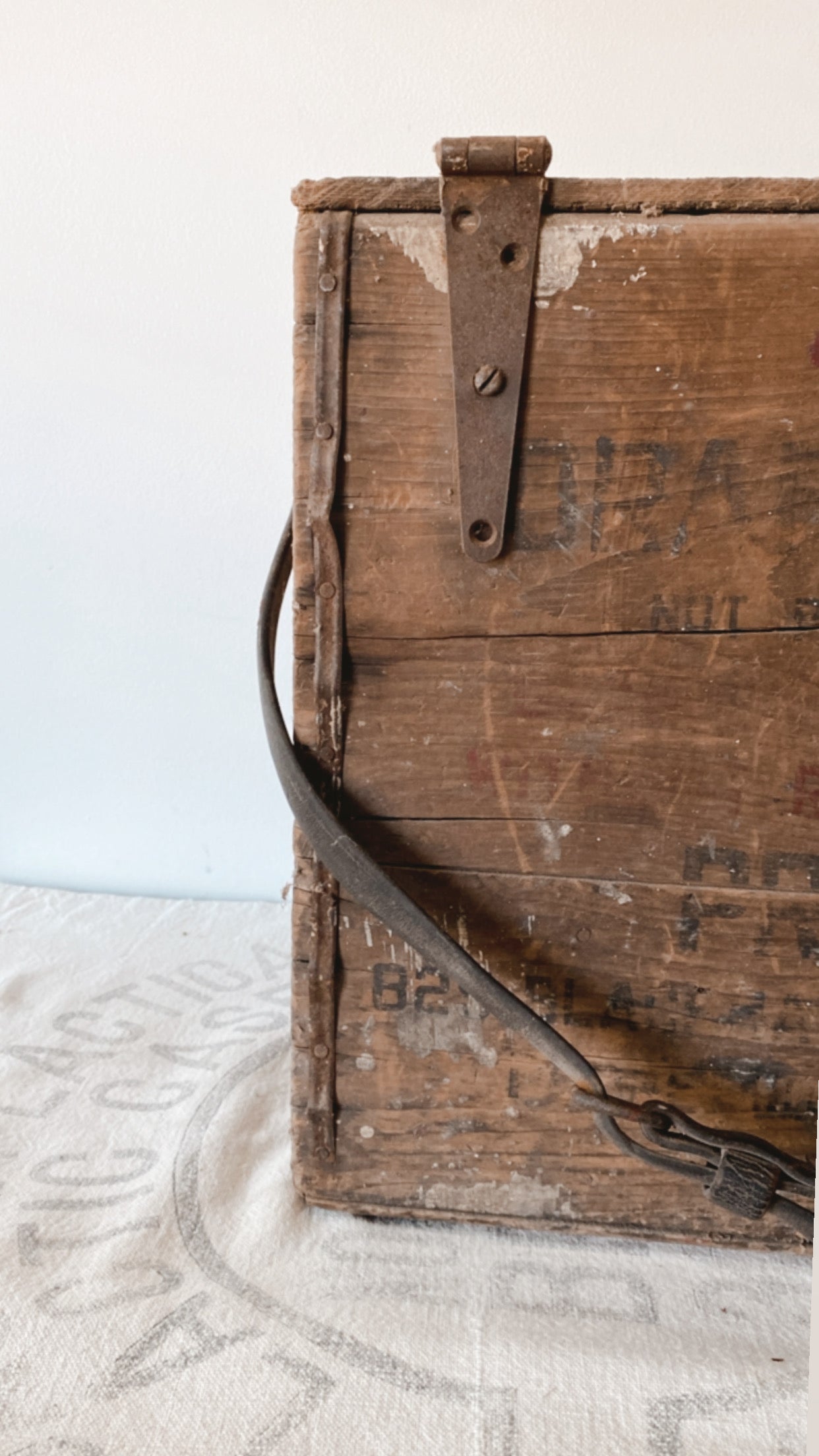 Antique Bottle Carrier