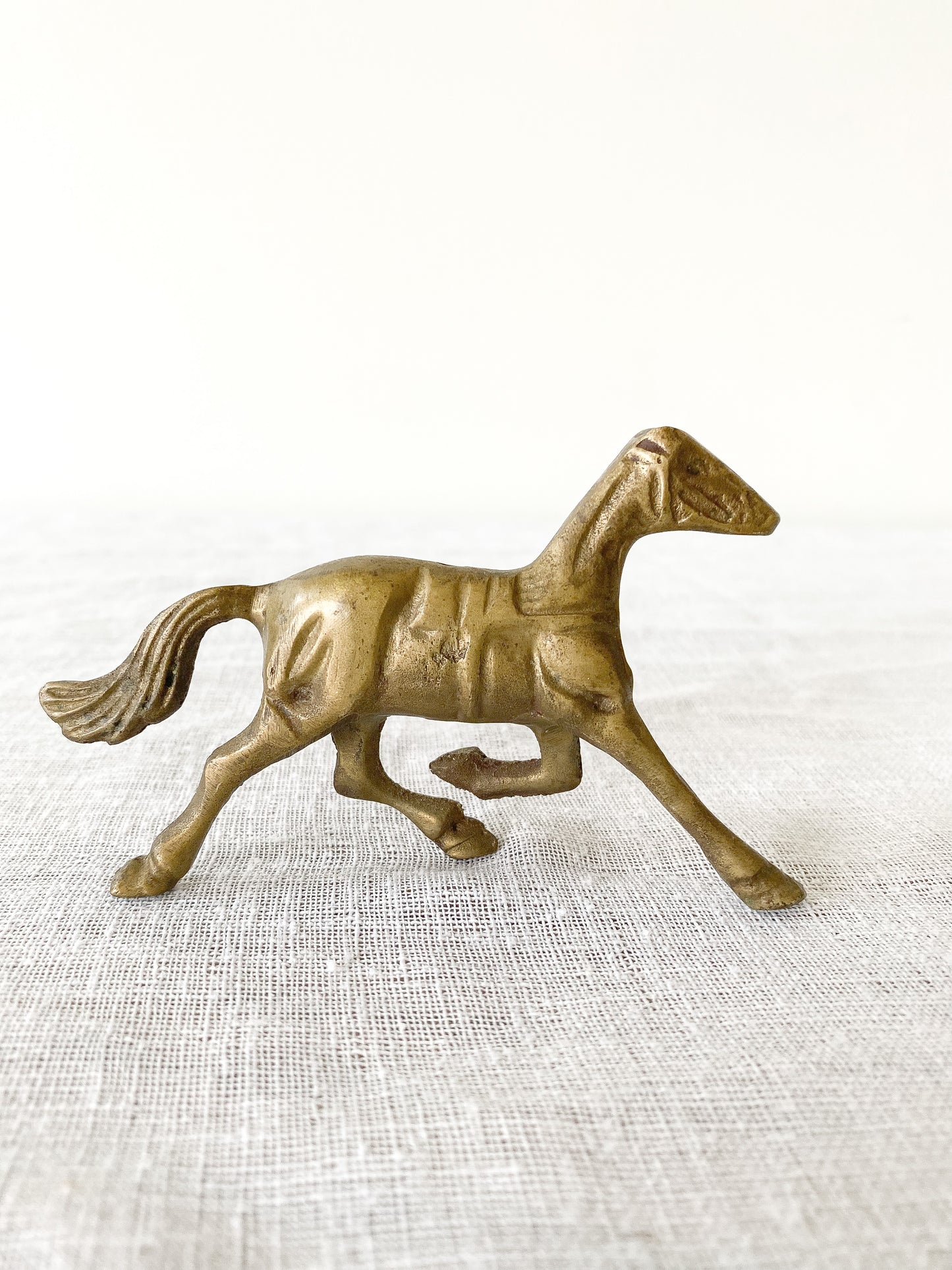 Unique Brass Horse
