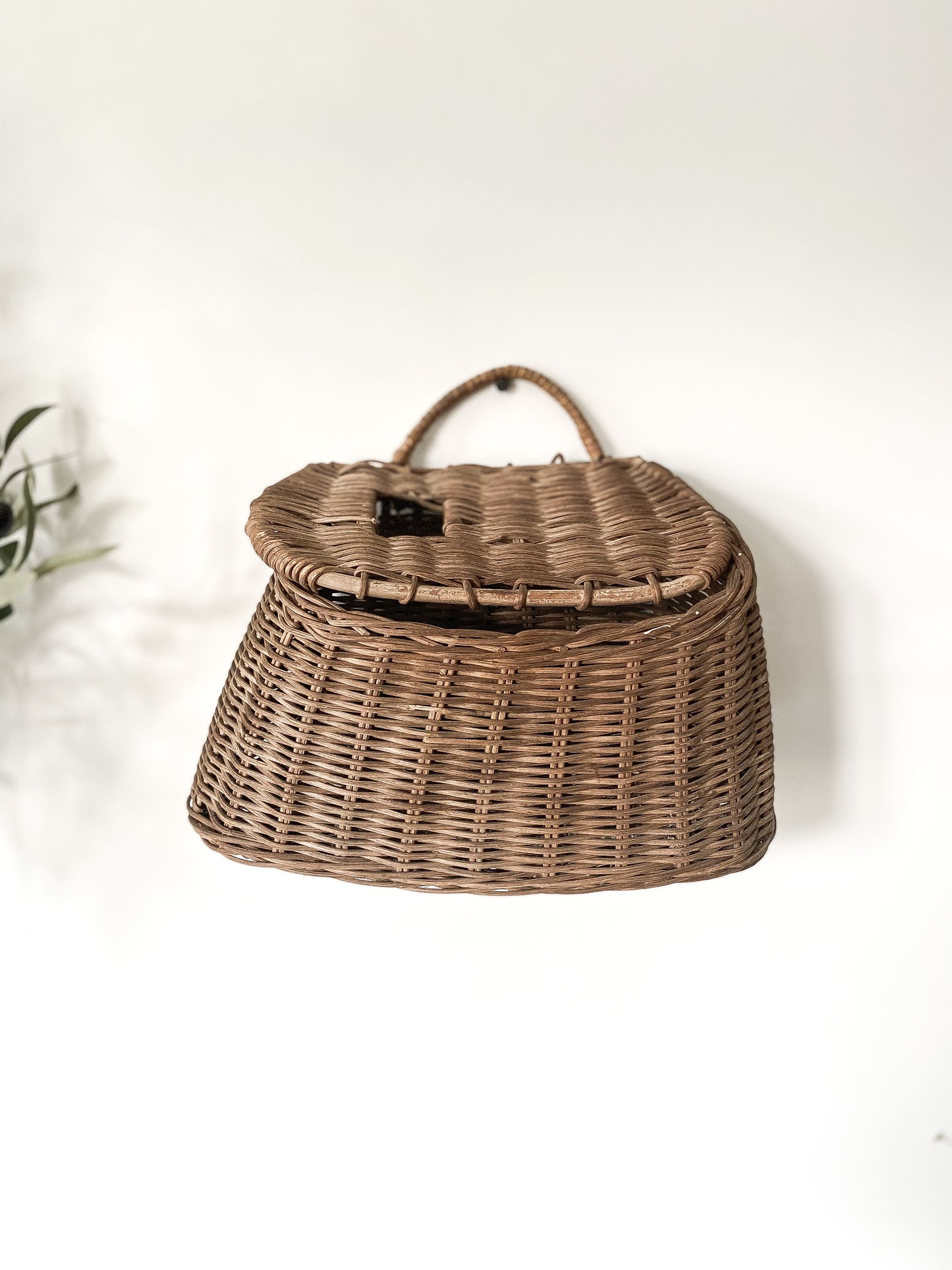 Antique Creel Basket