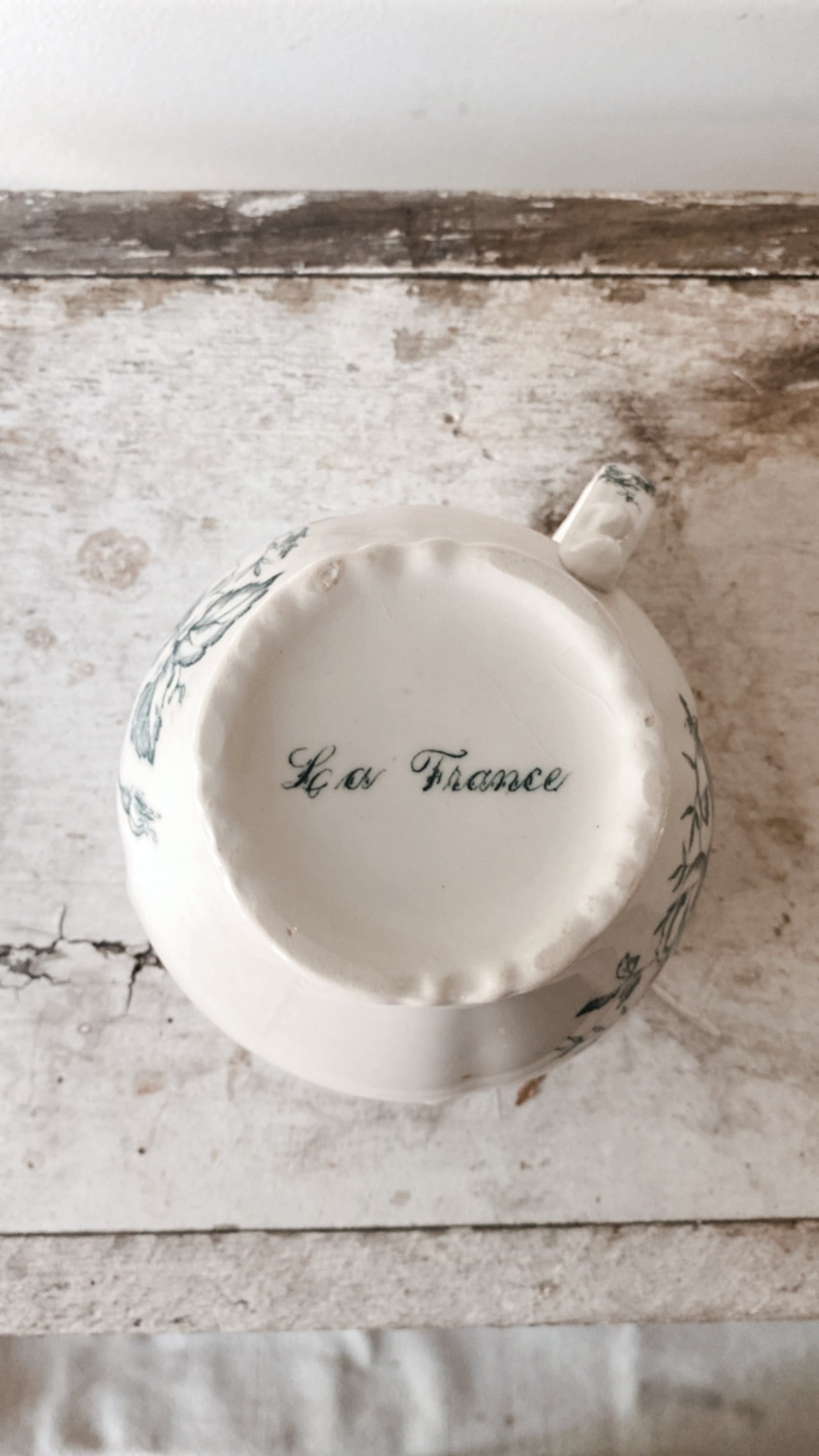 Antique Ironstone Mug