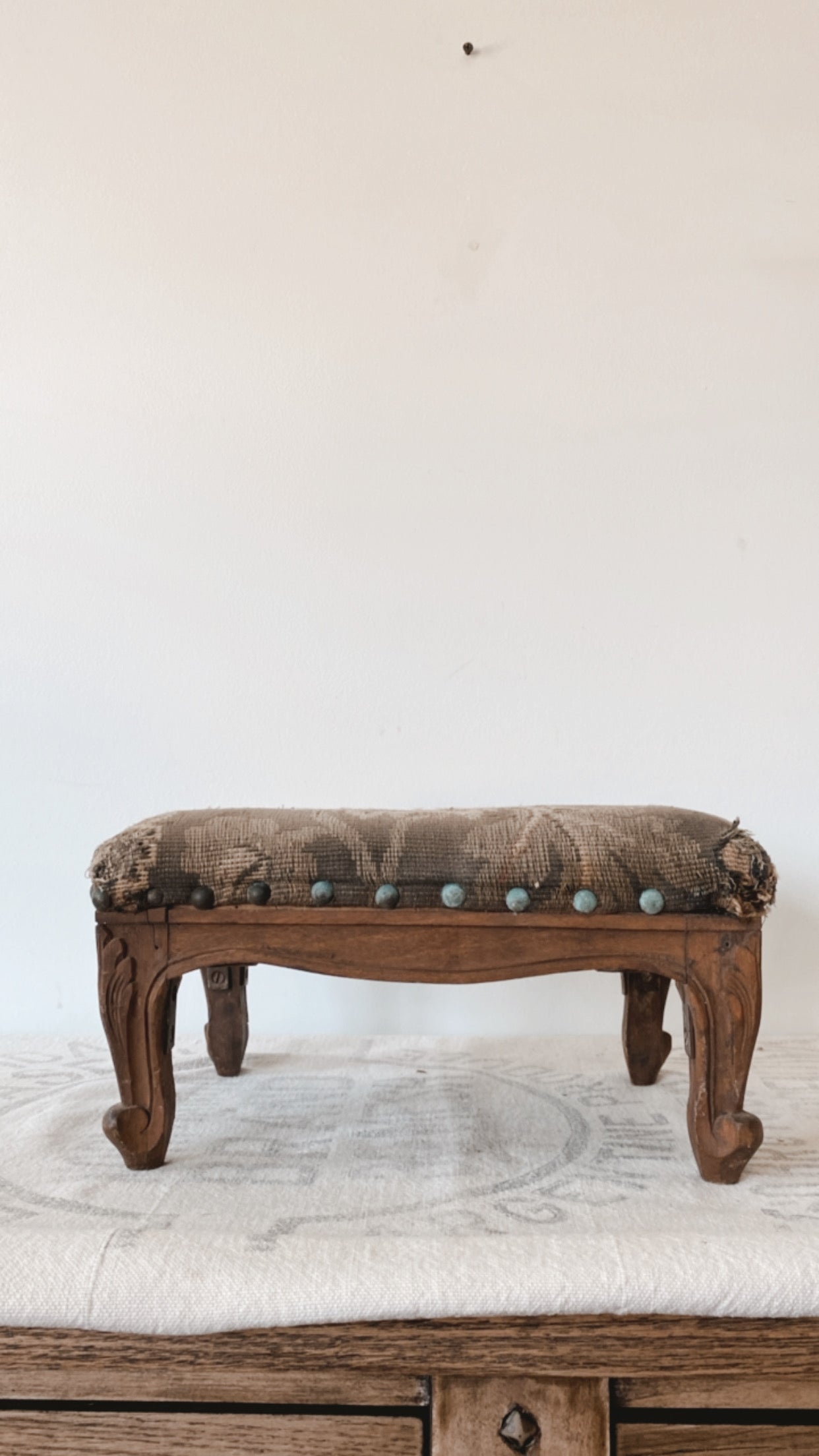 Victorian Primitive Foot Stool