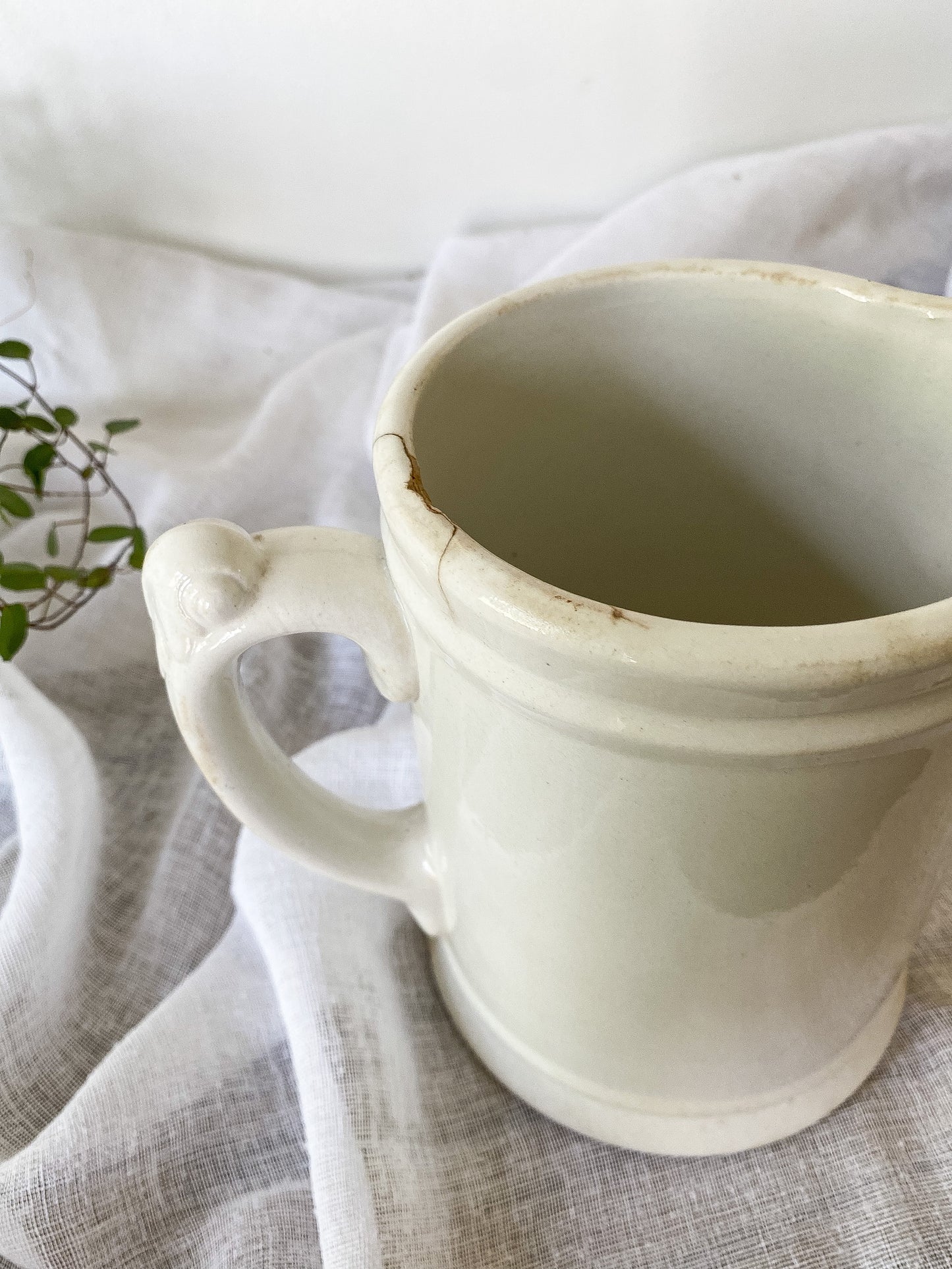 Ironstone Milk Pitcher