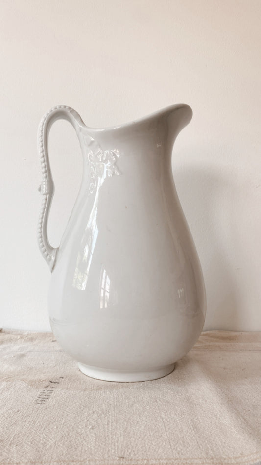 Antique Ironstone Pitcher