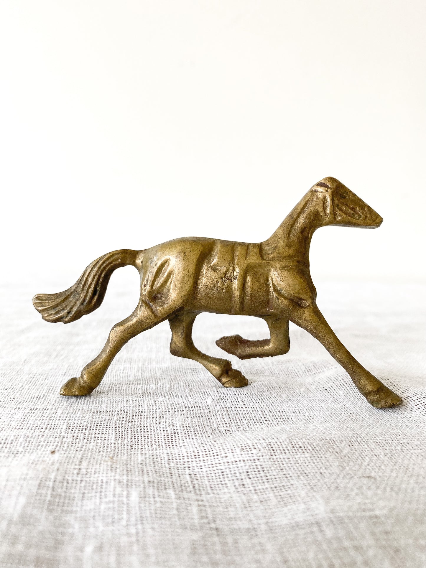 Unique Brass Horse