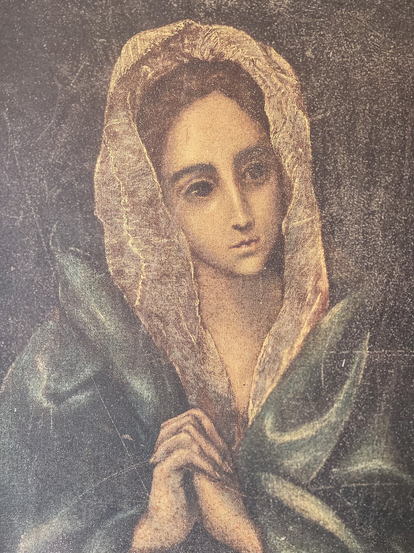 Vintage Praying Mother Mary