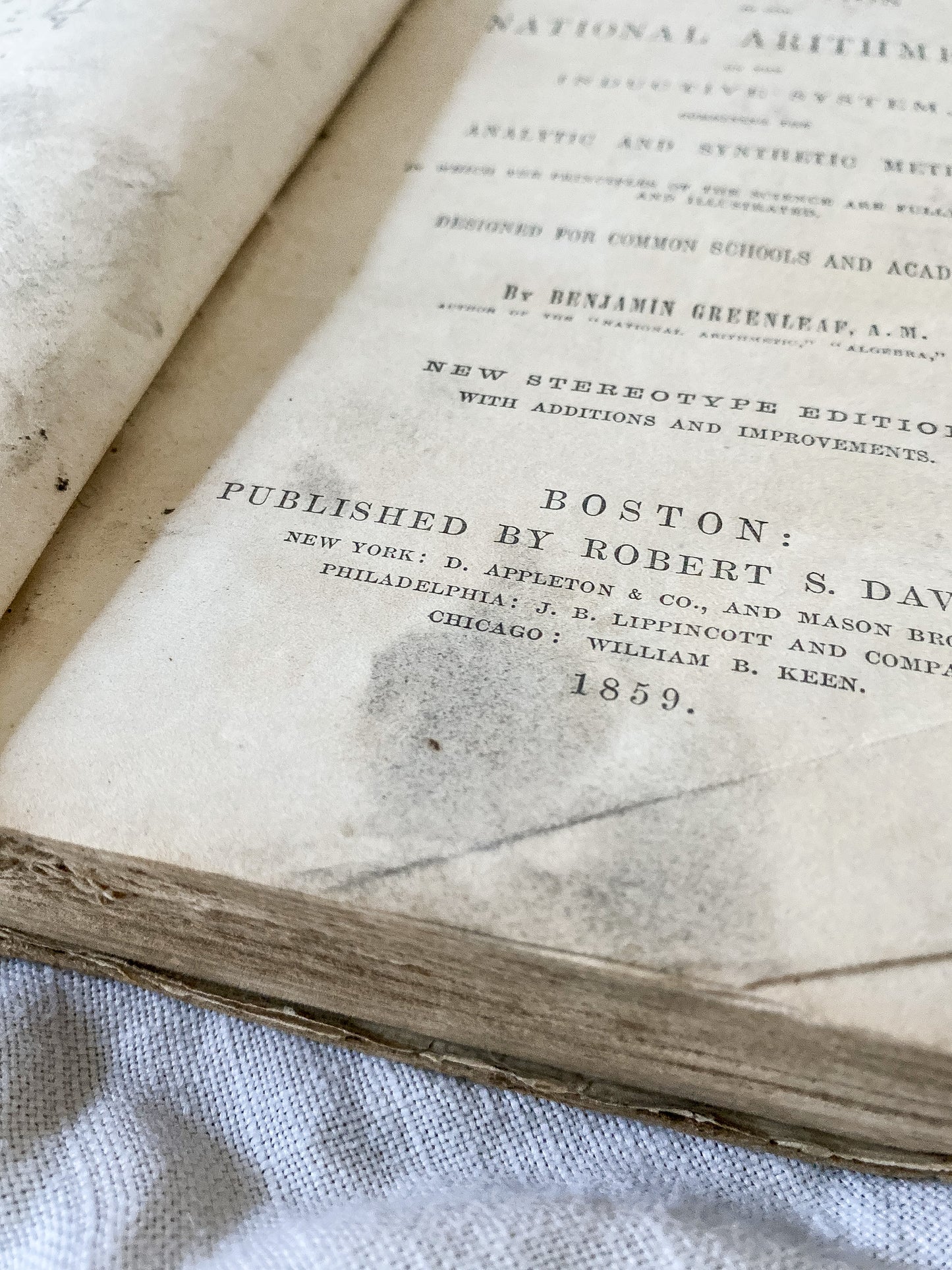 19th Century School Book