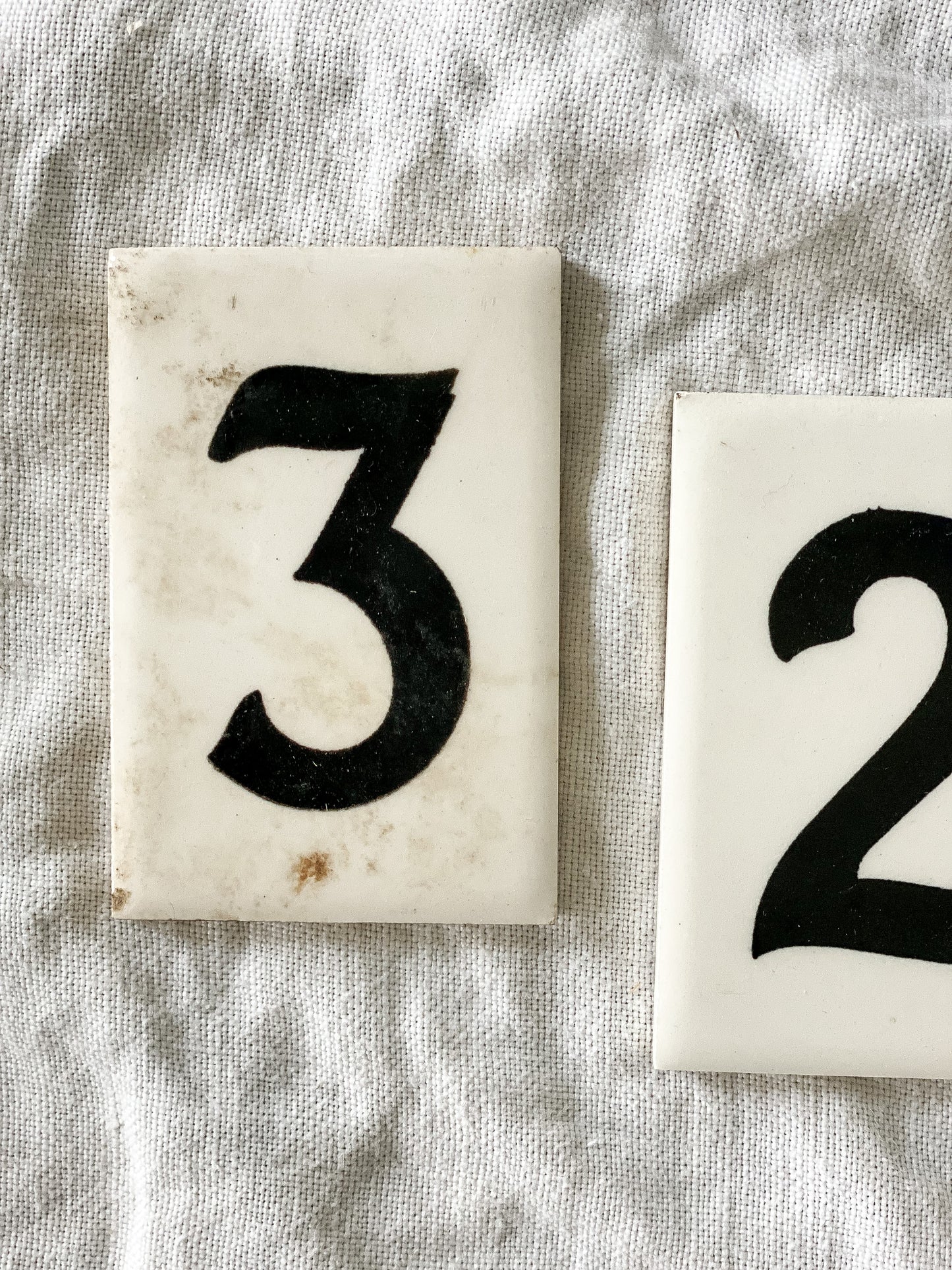 Porcelain Tile House Numbers