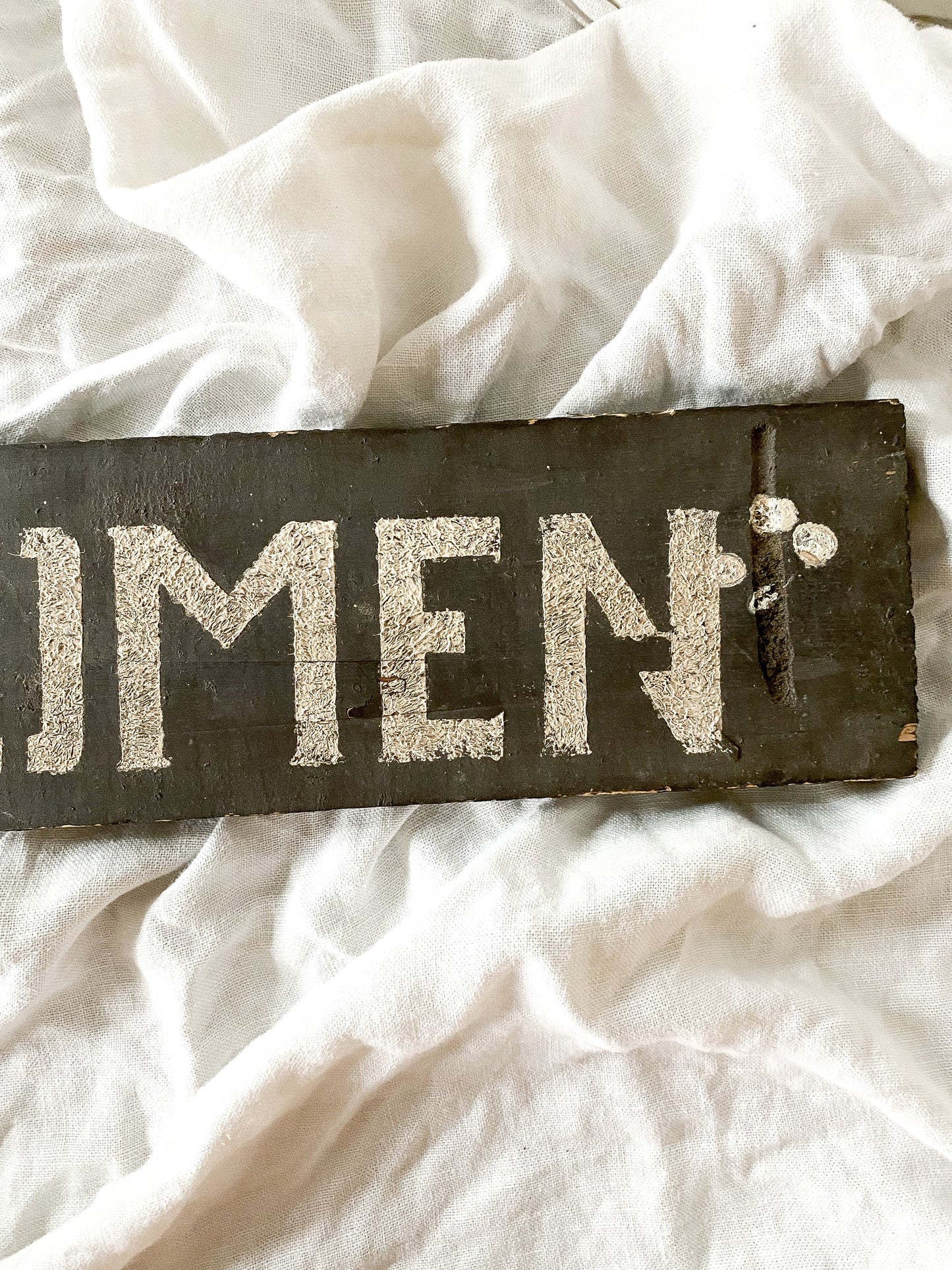 Antique WOMEN Bathroom Sign