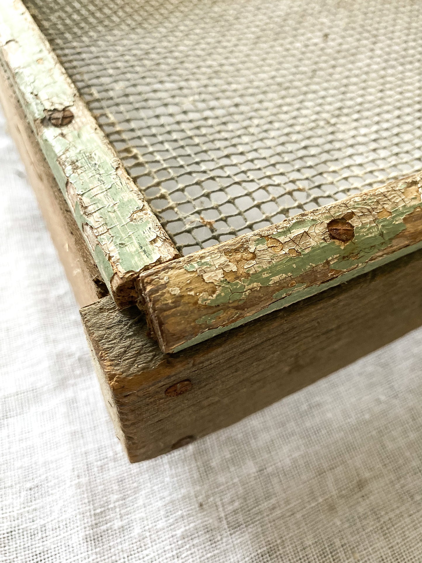 Primitive Handmade Farm Seed/Grain Sieve Sifter