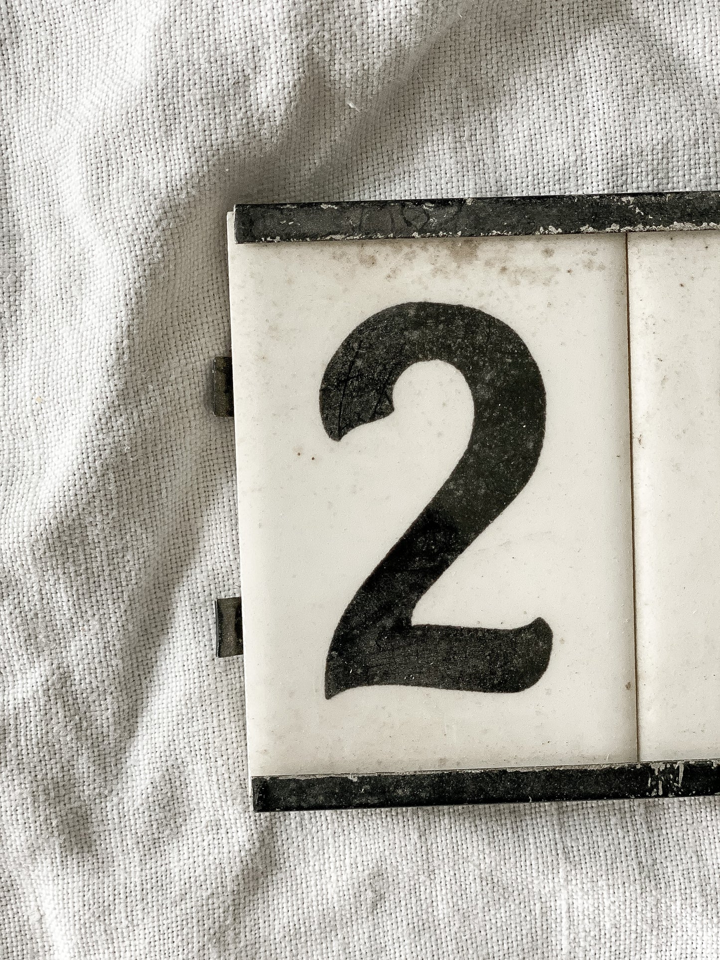 Porcelain Tile House Numbers