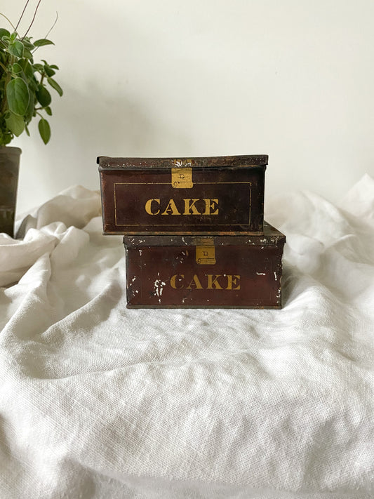 Vintage Cake Tobacco Tin