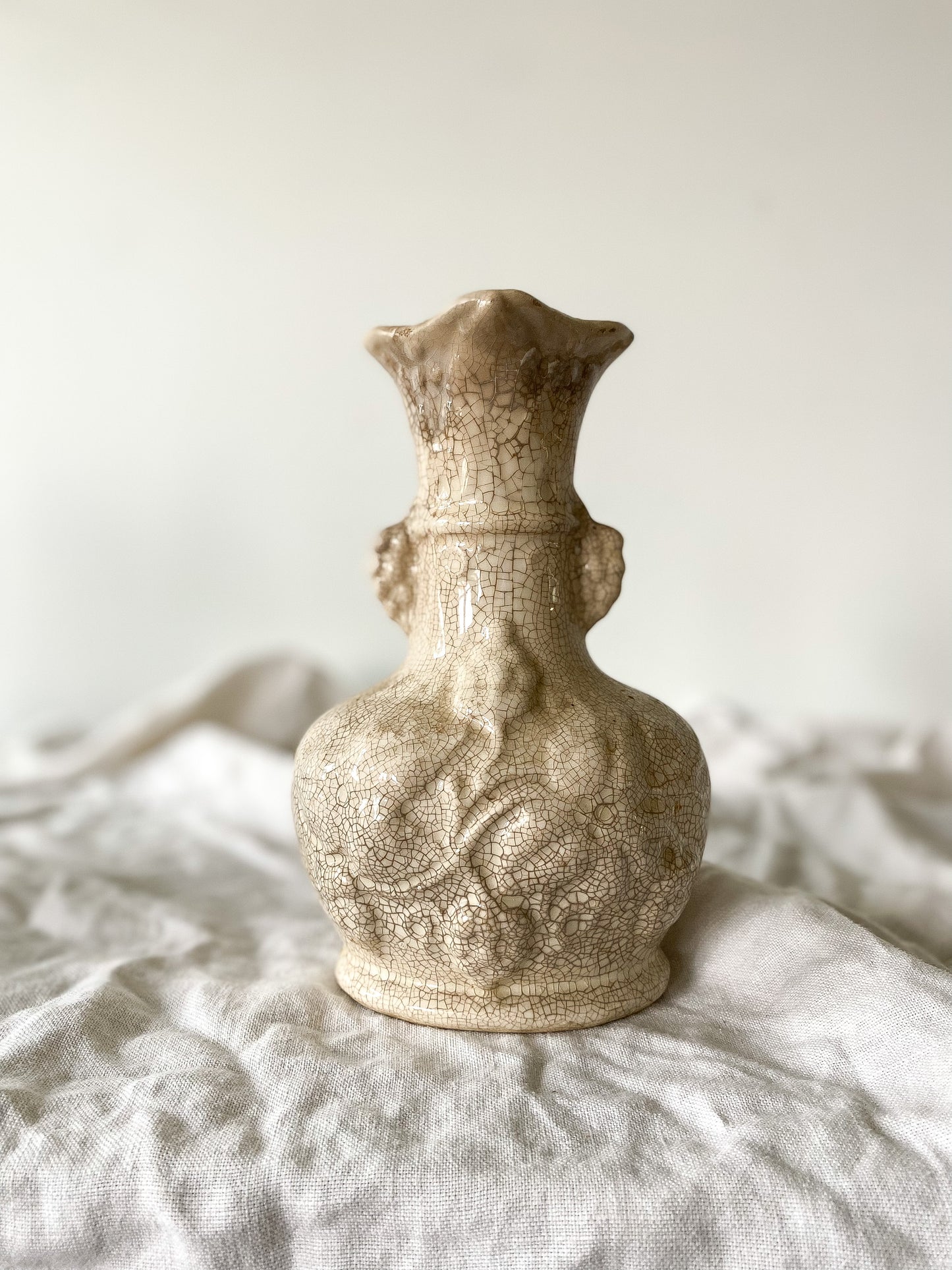 Heavily Stained Ironstone Vase