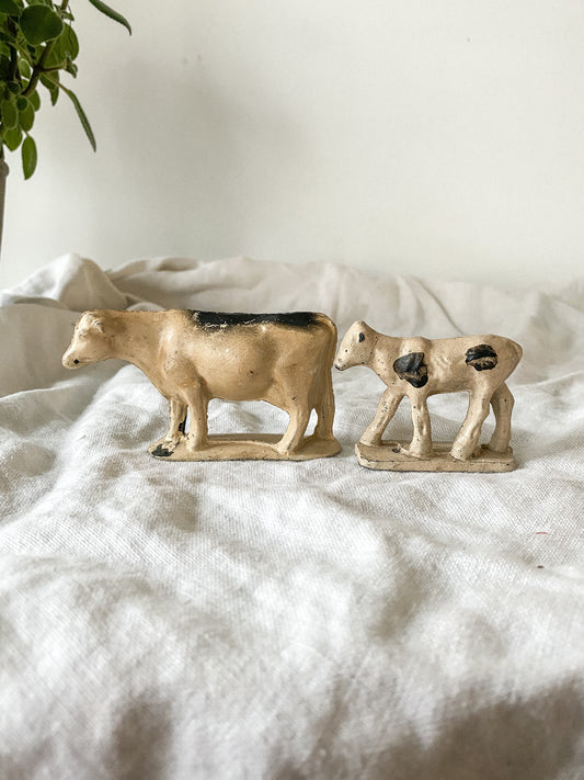 Vintage Cow Figures