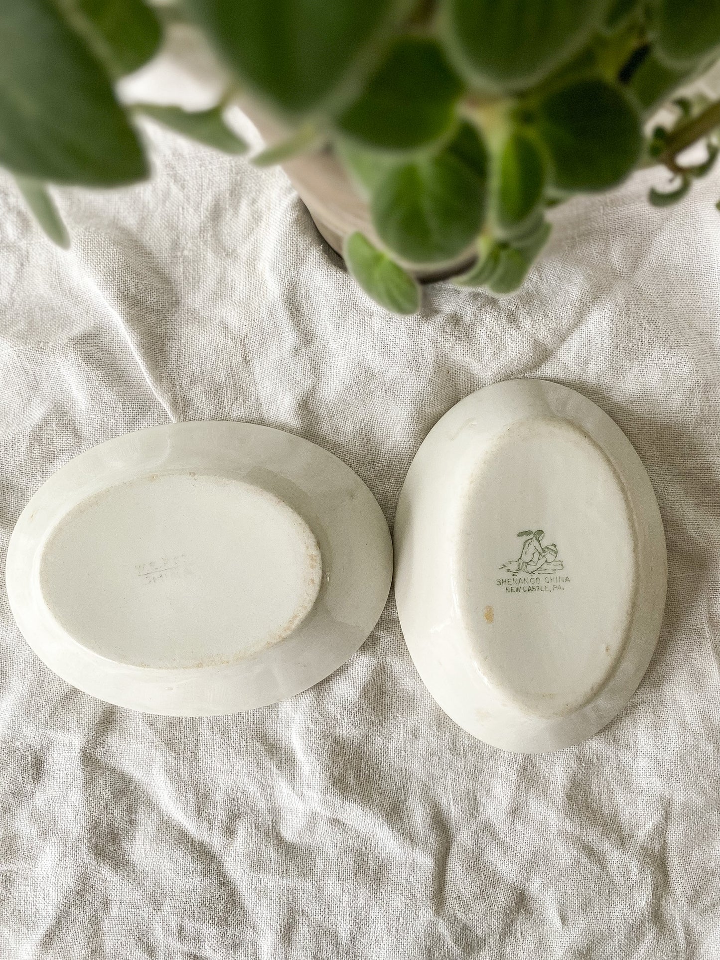 Ironstone Soap Dishes