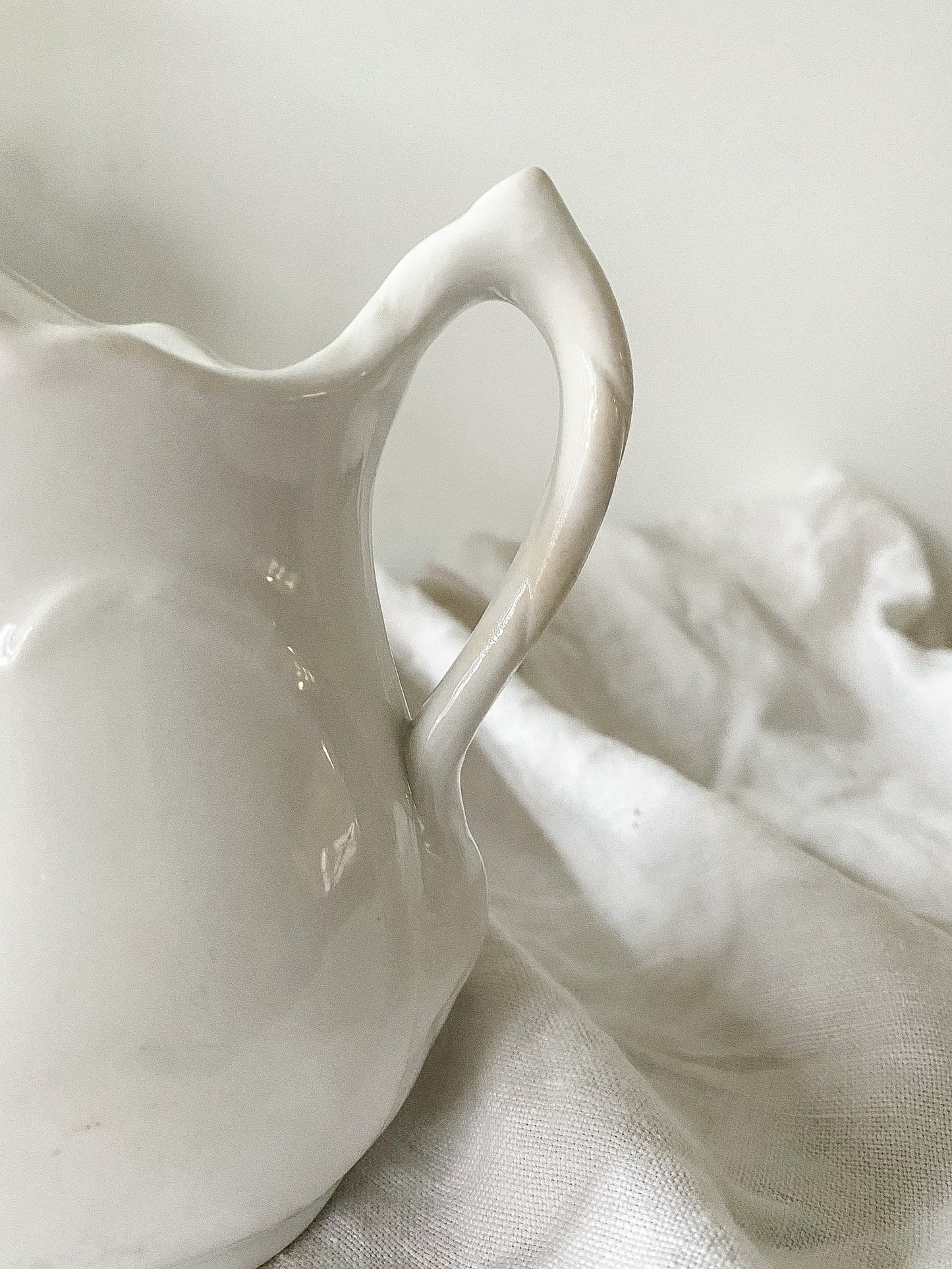 Ironstone Heart Pitcher