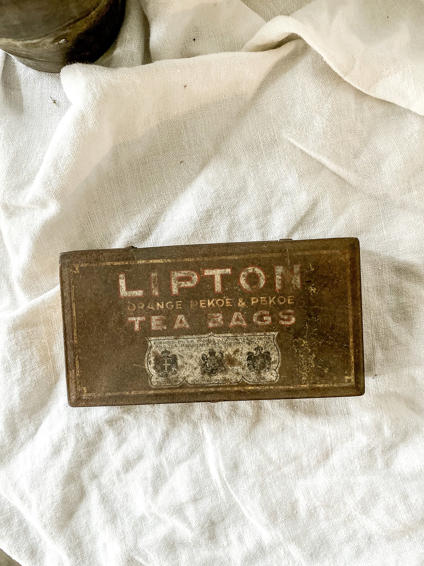 Antique Lipton Tea Bag Tin