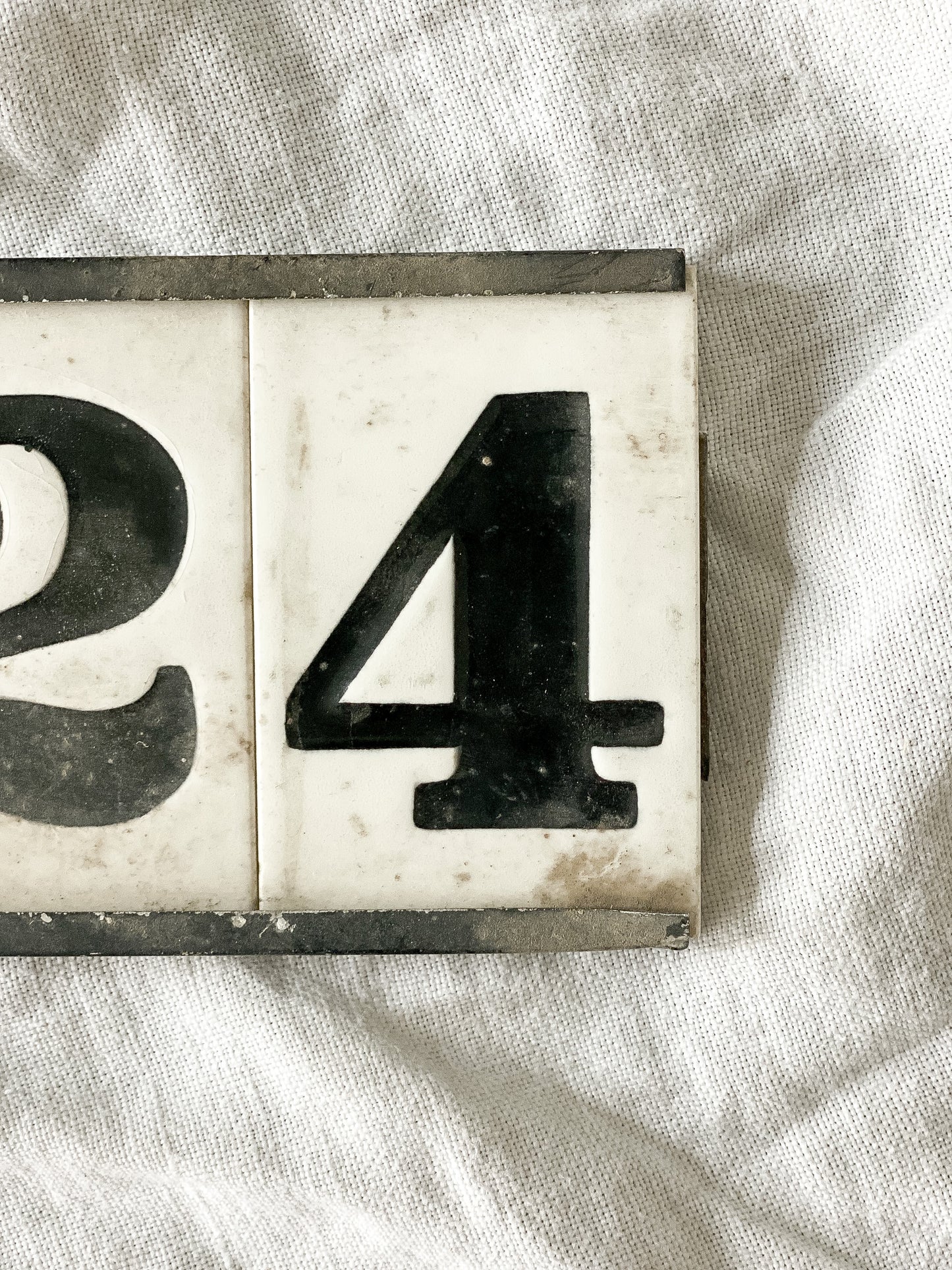 Porcelain Tile House Numbers