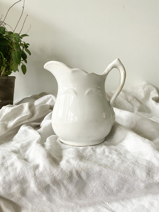 Ironstone Heart Pitcher