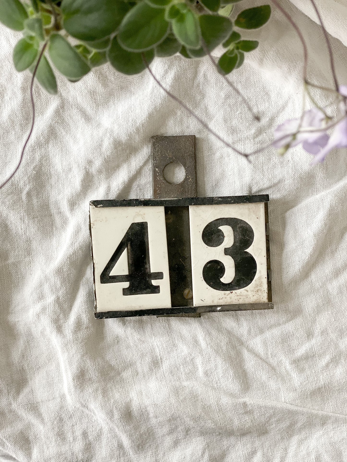Porcelain Tile House Numbers